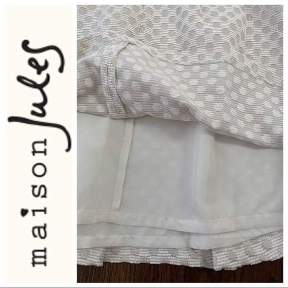 MAISON JULES TEXTURED SLEEVELESS DRESS SMALL HOLIDAY - Picture 5 of 9